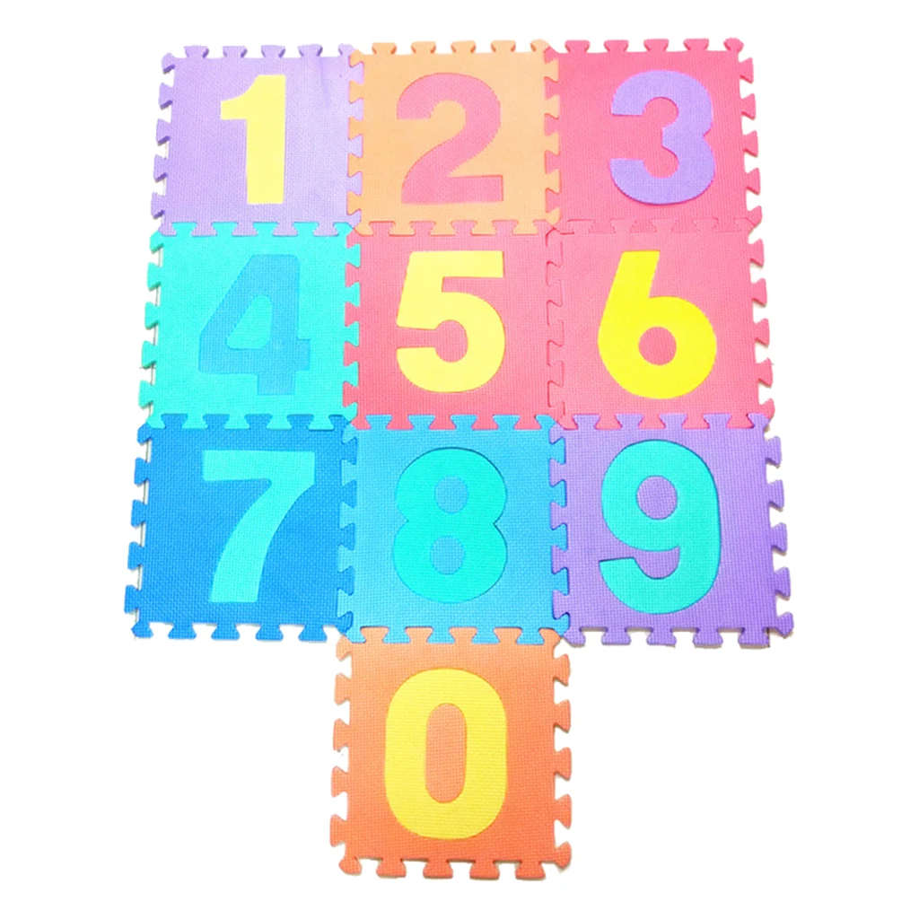 72 Pieces Baby Colorful Foam Mat Learning Puzzle Flooring Mat Exercise Mat