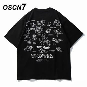 

OSCN7 Graphics Print Men's T-Shirts 2020 Funny Short Sleeve Tshirts Summer Hip Hop Casual Fashion Women Top Tee Streetwear T317