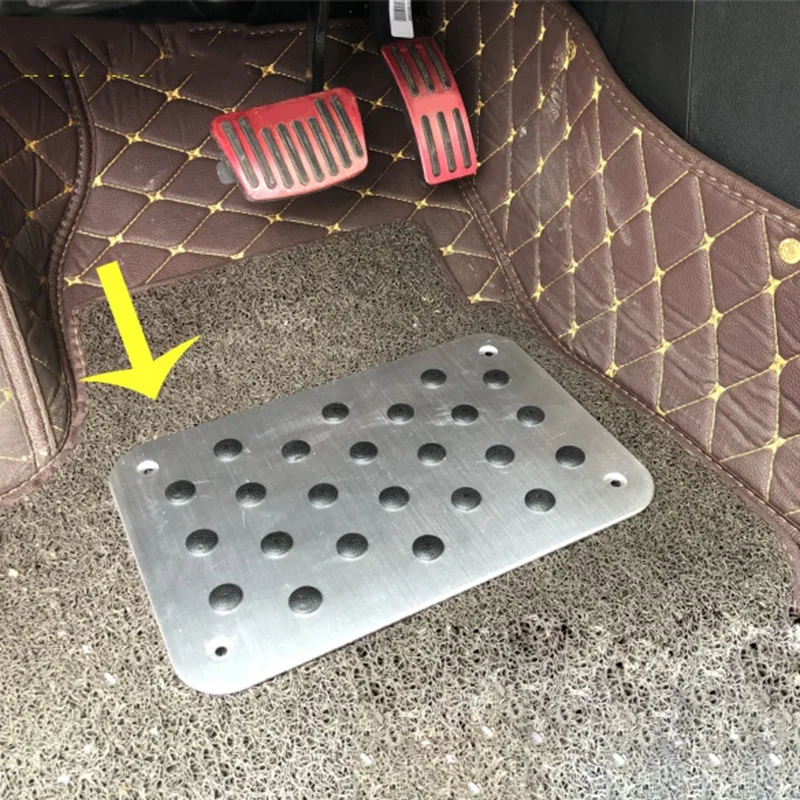 Universal Car Pedal Cover Aluminum Alloy Accelerator Brake Rest Pedal