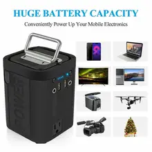 12V авто усилитель автомобиля скачок стартер Портативный Мощность станция Солнечные генераторы 99WH резервного питания 110 V/220 V 100W AC Розетка