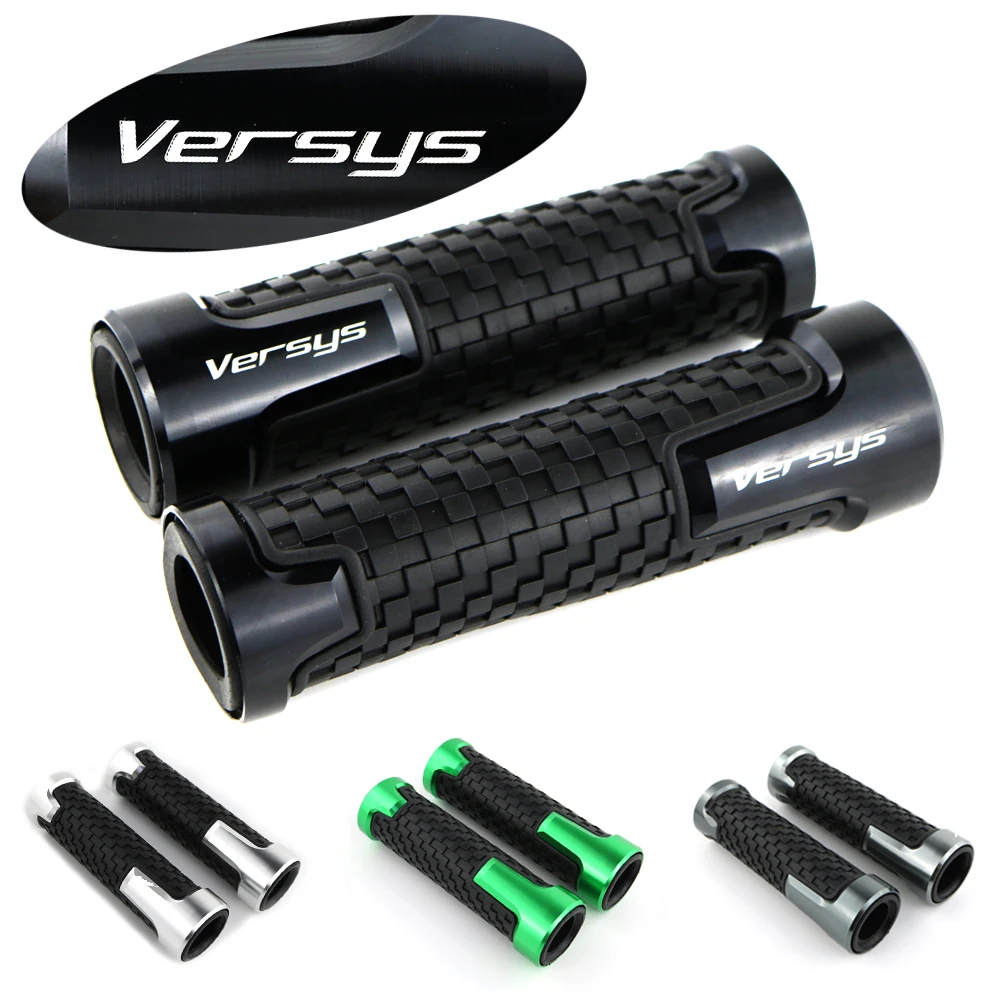 Мотоцикл CNC алюминиевая ручка для Kawasaki Versys 1000 650 ручки Нескользящая Резина |