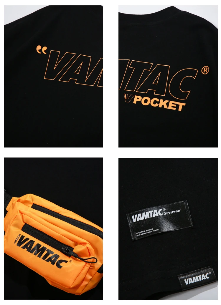 Модные мужские футболки Передняя Сумочка карманная футболки для повседневной носки мужские летние хип хоп повседневные Swag мужские футболки Harajuku короткий рукав t