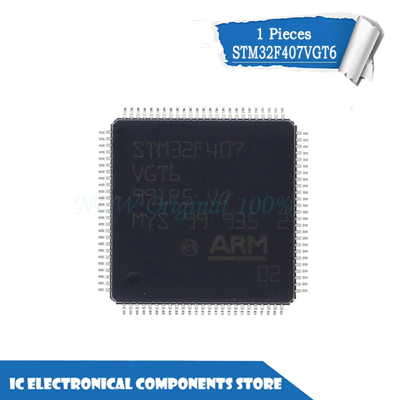 New original STM32F407VGT6 STM32F407 STM32F407 VGT6 LQFP 100 1pcs/lot ...