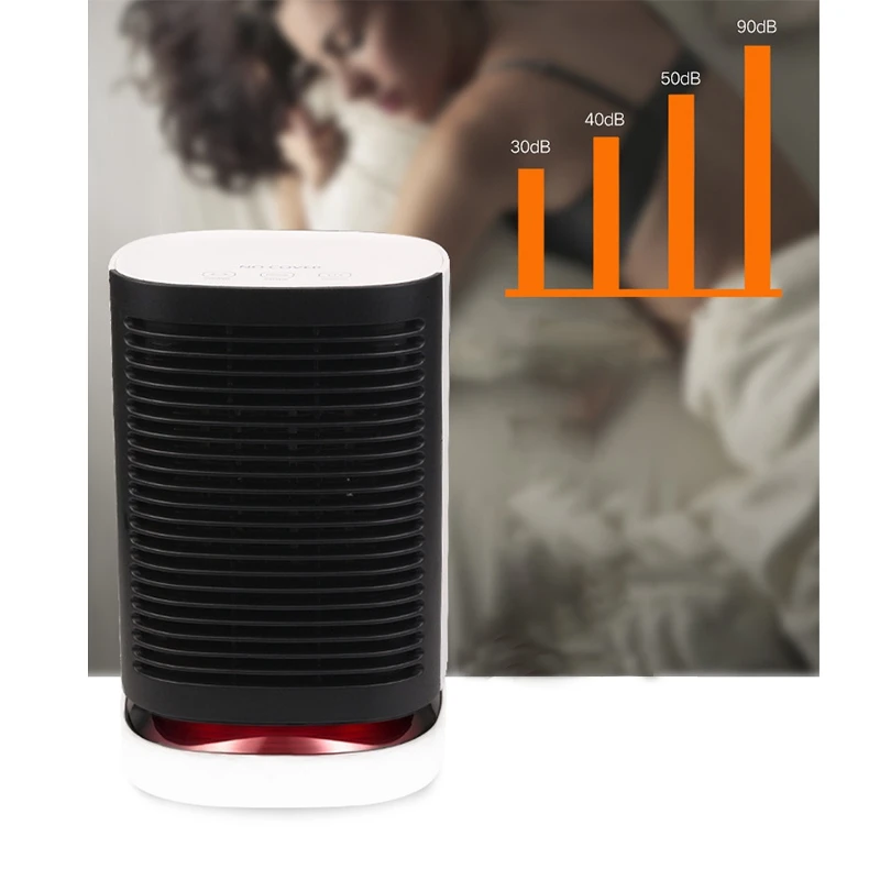 

Portable Space Heater 900W Automatic Oscillation 3 Modes 2S Heating Overheating Whose Can Protect Personal Desktop Heater Fan fo