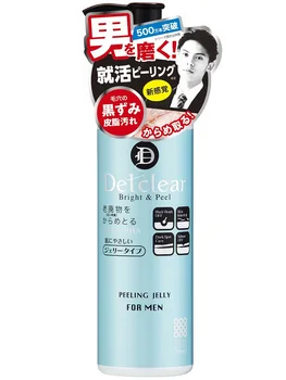 

Meishoku cleansing peeling gel, 226151, with AHA and BHA, with strong rolling effect, for men, 180 ml