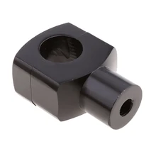 Черный " CNC алюминиевый руль мотоцикла стояк для круизер Чоппер 25 мм