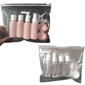 

Portable Travel Bottle Set Spray Refillable Bottles Kit Plastic Lotion Makeup Container Empty Home Travel Refill Bottles