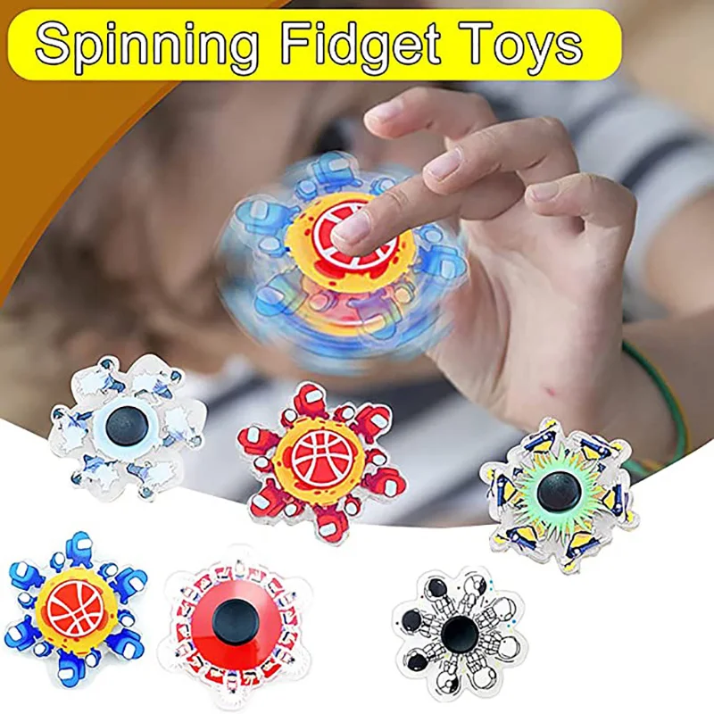 2021 Novo 3d Correndo Dos Desenhos Animados Anime Personagem Astronauta Girador Virar Vilao Anti Stress Brinquedo Dedo Dinamico Mudando Giroscopio Helices Giratorias Aliexpress