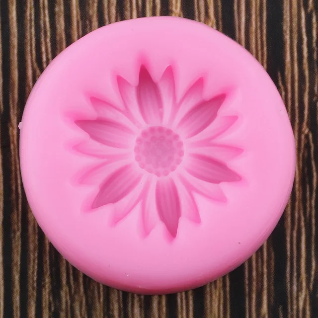Százszorszép Virág Szilikon Formák Diy Cupcake Topper Fondant Sütemény Díszítő Szerszámok Agyag Cukorkás Csokoládé Gumpaste Penészek - Image 4