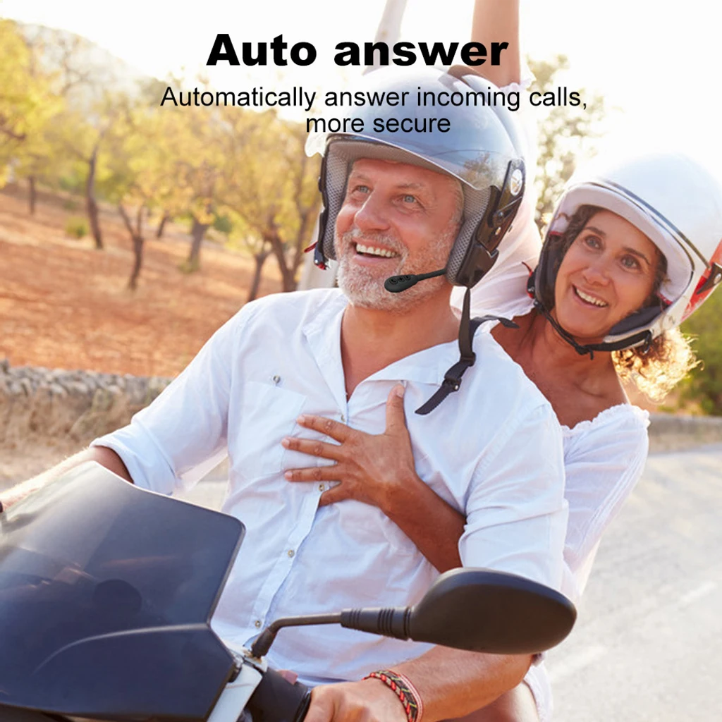 Headset, Anti-Interference  Wireless Headset Bluetooth Intercom Headset, Helmet Headphones, Speakers Hands