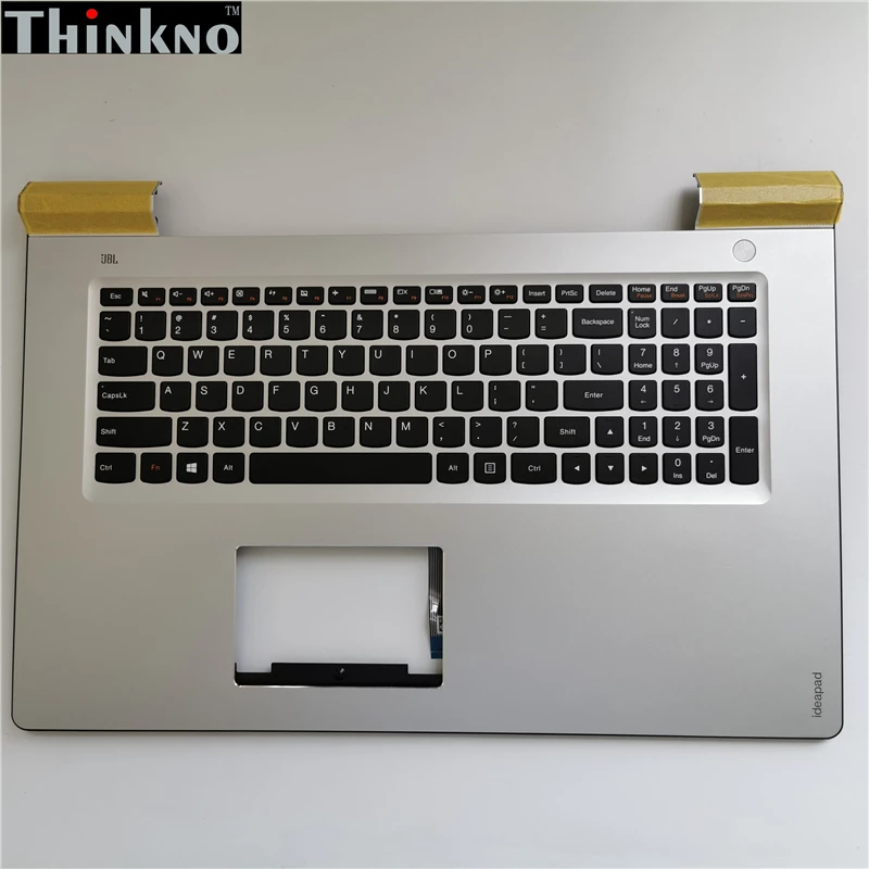 Новинка для LENOVO Ideapad 700-15 700-17isk 700-17 E520-15 E520-17 верхняя крышка с крышкой с американской клавиатурой с ободком серебристый