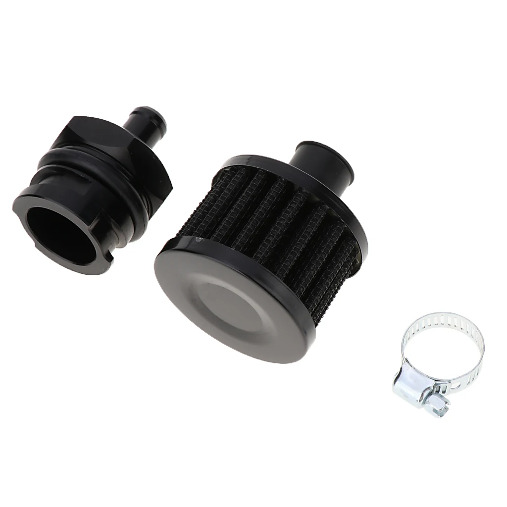 Aluminum Alloy LSX LS1 LS6 LS2 LS3 LS7 Billet Black Valve Cover Oil Cap 10 AN Fitting Replacement for Lexus