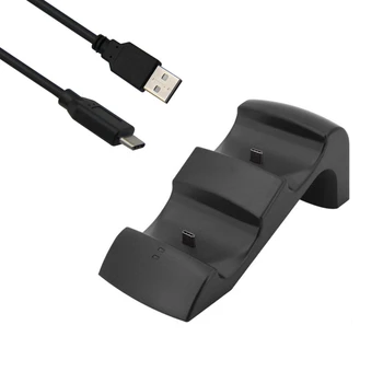 

Handle Controller USB Charger Dual Type C Charging Dock Stand Station Cradle Holder for PS5 Gaming Console Gamepad