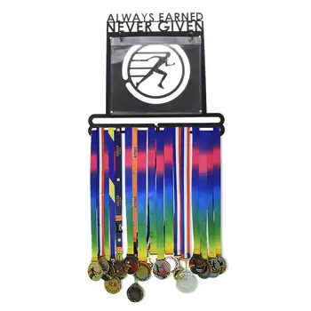 

Medal Hanger Medal Holder Display Rack Stainless Steel Holder Running Swimming Gymnastics Dancing Sport Medals Gift With 10 bags