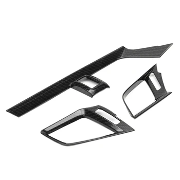 

Carbon Fiber Interior Dashboard Air Vent Cover Fit For Honda Civic 10Th 16-17