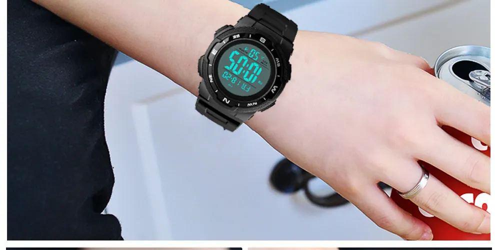 SKMEI 1423 Digital Sports Watch Top Luxury Brand Military 5Bar Waterproof Watch Luminous Mens Electronic Clock Relogio Masculino