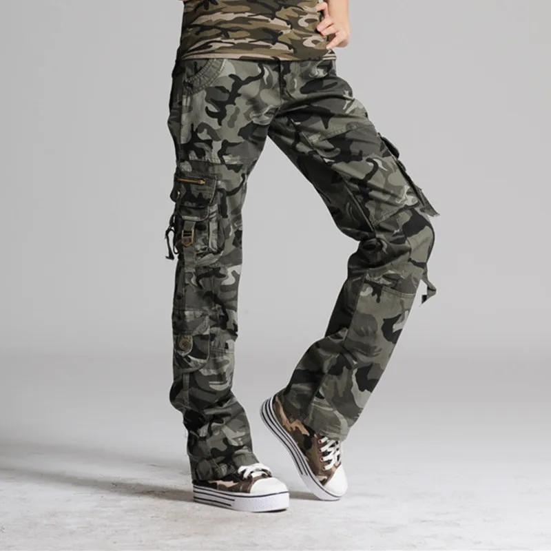 Women's Camouflage Pants Woman Cotton 