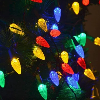 

Christmas Tree Decoration Garland LED String Lights Navidad Party Decoration Garden Light Outdoor Christmas Decorations For Home