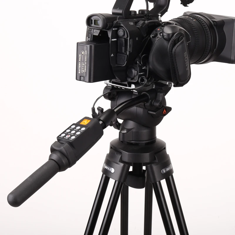Câmera de Vídeo Lidar com Câmera Ei-28rc para Sony E-image Canon Tripé Zoom Filmadora Controle Remoto Alça dv - Image 4