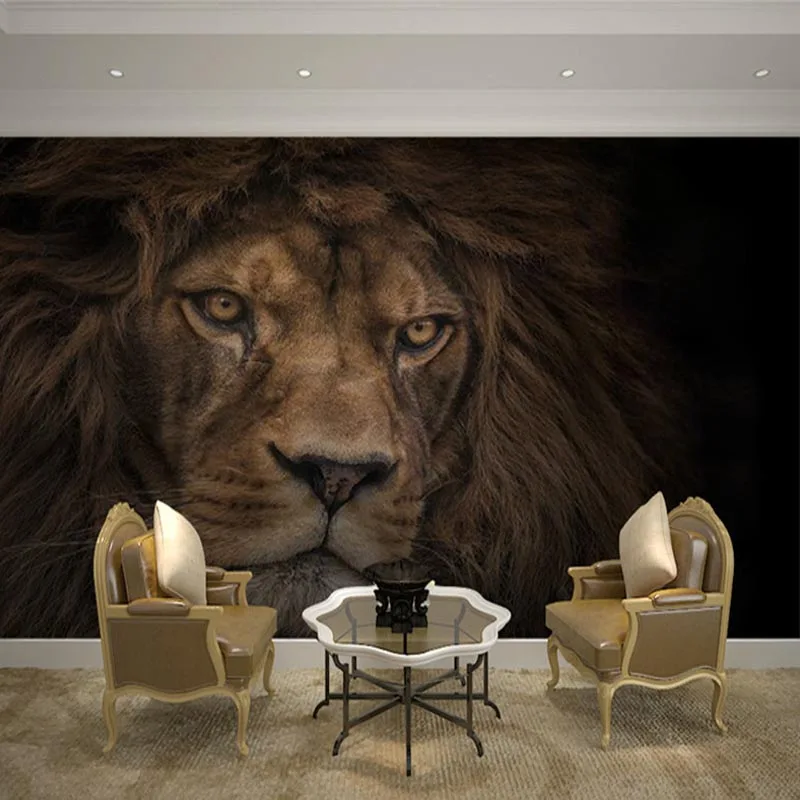 Photo-Wallpaper-Custom-3D-Stereo-HD-Wildlife-Lion-Backdrop-Wall-Mural-Hotel-Living-Room-Classic-Decor (2)