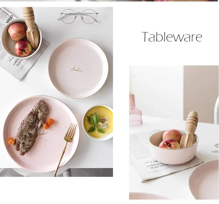 Ceramic-Pink-Gray-tableware-plate_11