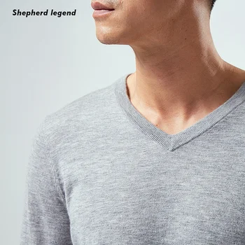 

Shepherd Legendary Men Clothes Pure Wool Long Sleeve Knitted Sweater Men Jumper V-Neck FashionNew Men Clothing Sweaters Vest