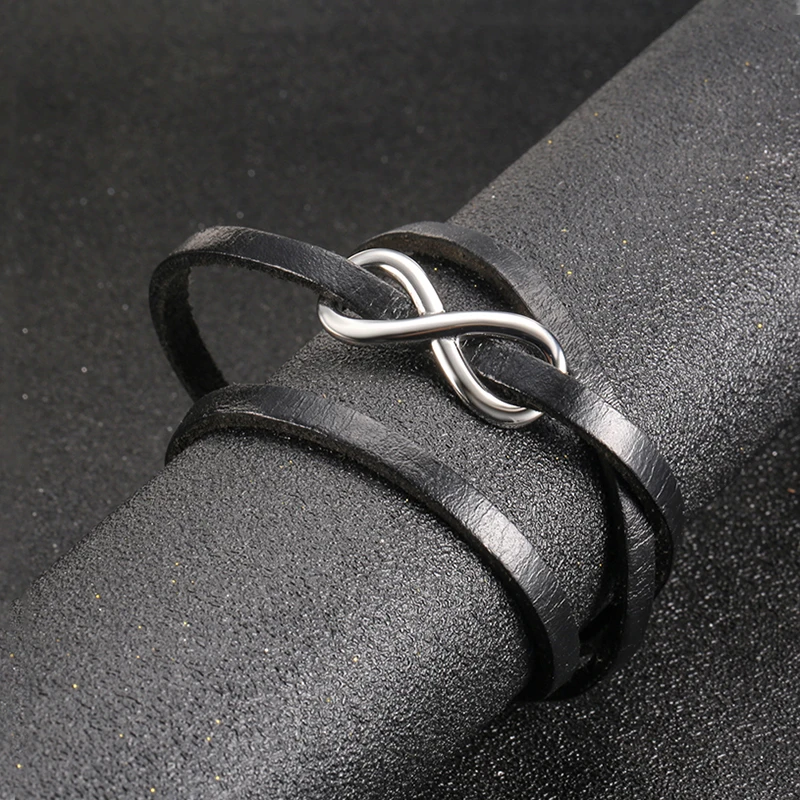 Hot Sale Retro Multi-Layer Leather Bracelets For Man Handmade Charm Bangle Wrap Multilayer Male Gift