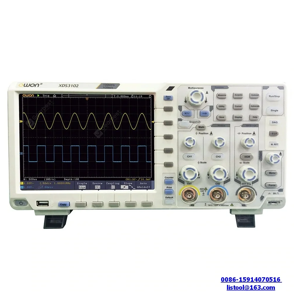 

OWON Oscilloscope XDS3062A/XDS3102/XDS3102A/XDS3202/XDS3202A/XDS3302