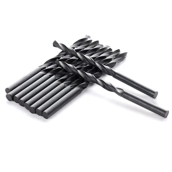 

10Pcs HSS 5/5.5/6.0/6.5/7.0/7.5/8.0/8.5mm Twist Drill Bit Set Straight Shank Woodworking Twist Drills Bit DIY Wood New N22