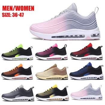 

Brand Running Shoes for Men Air Cushion Sneakers Mesh Breathable Wear-resistant Women Fitness Trainers Sports Shoes Sneakers Man
