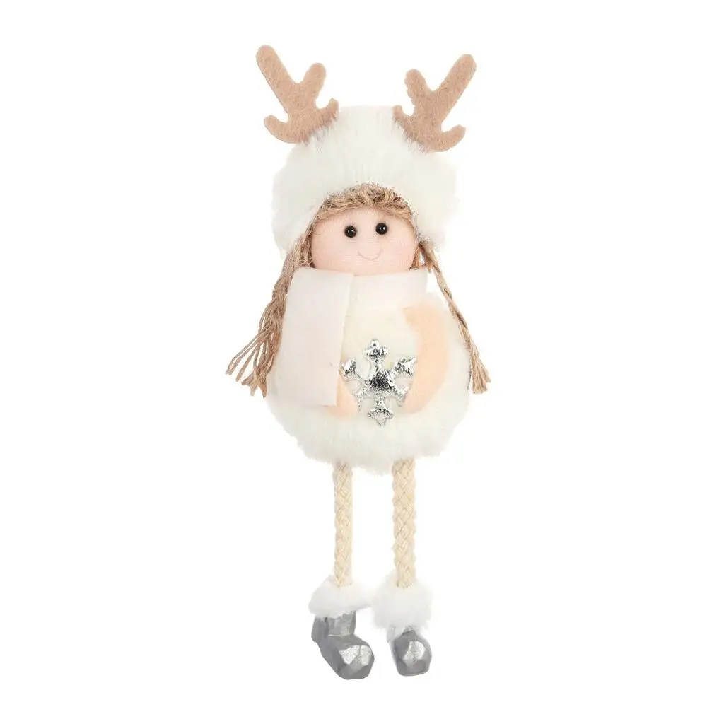D-Cute Angel Doll Рождественское украшение для девочек Детская игрушка подвесная подвеска Рождественская елка подвесное украшение для дома navidad - Цвет: 5