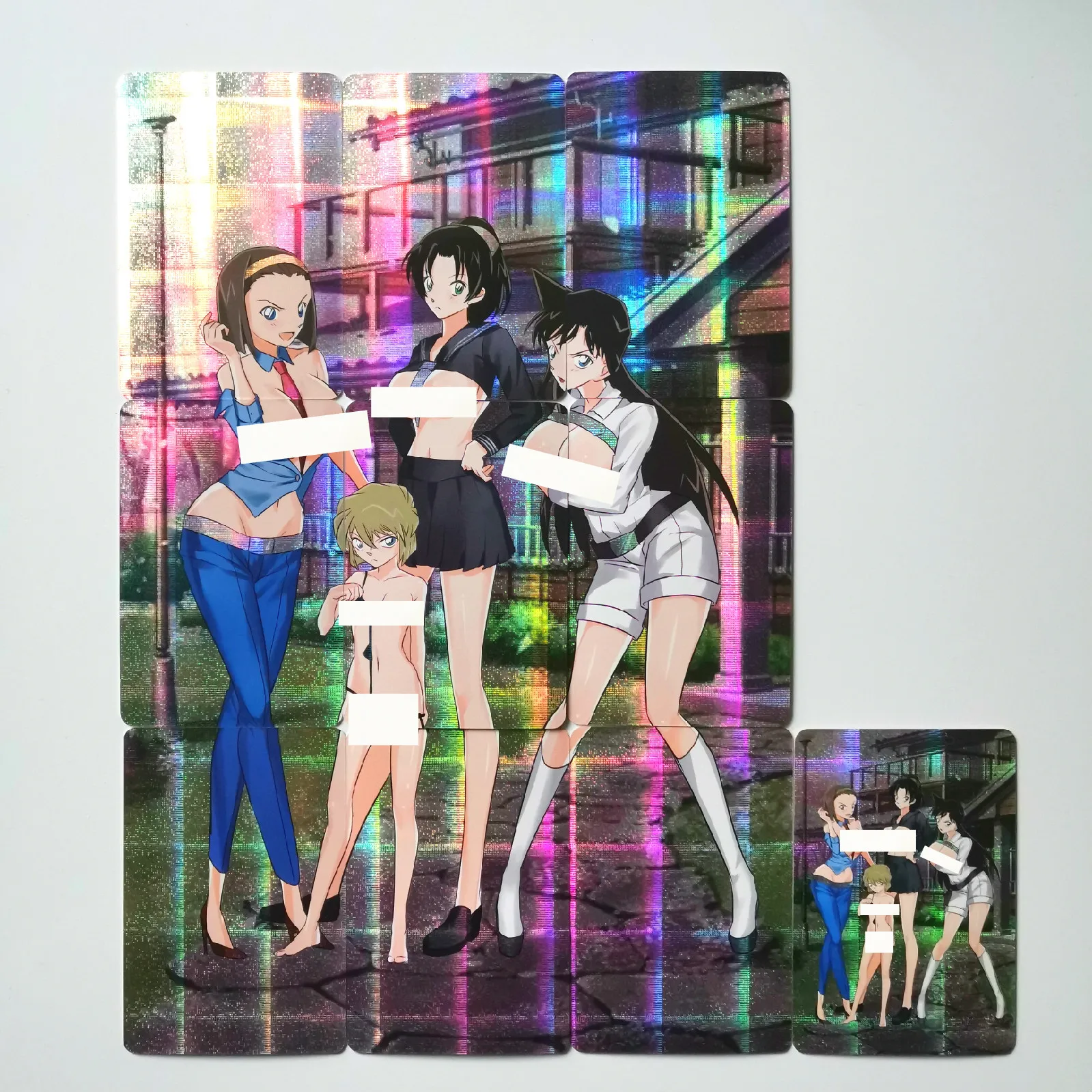 20pcs/set 9 In 1 Sexy Saint Seiya Detective Conan Case Closed Toys Hobbies Hobby Collectibles Game Collection Anime Cards