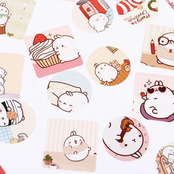 

46PCS Cartoon Mini Paper Stickers Cute Rabbit Diary Stationery Stickers Decoration DIY Scrapbooking Learning Supplies