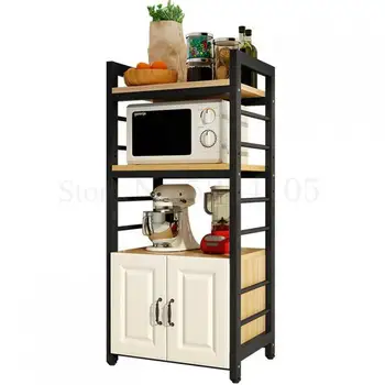 

Kitchen Shelf Storage Rack Storage Rack Microwave Oven Storage Rack Storage Floor Cabinet Floor Multi Shelf With Cabinet