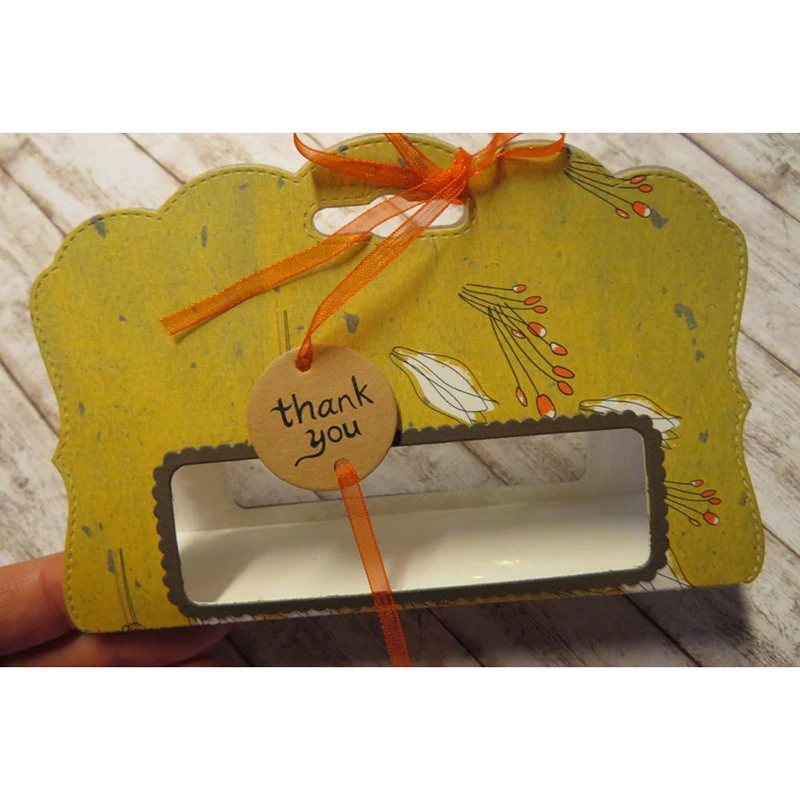 

Chocolate Favor Bag Metal Cutting Dies Candy Box Stencils for DIY Scrapbooking Decorative Embossing DIY Paper Cards