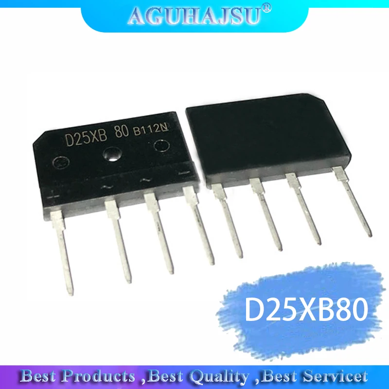 5 шт./лот выпрямитель моста D25XB80 D25SBA80 25A 800V | Электронные компоненты и