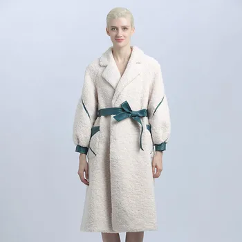 

Winter Fashion Ladies Coat Wool Coats Warm Jackets Women Wool Blend Trench Women Coats Wool Long Sleeves 2020 New