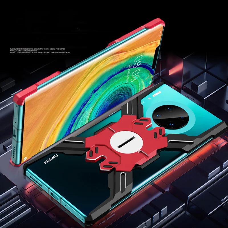Для huawei mate 30 Hero x-образный противоударный чехол Coque Funda для huawei mate 30 Pro mate 30 алюминиевый бампер Металлический Чехол