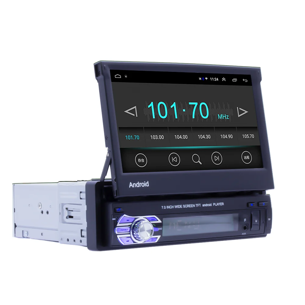Автомагнитола 1Din с 7-дюймовым экраном Android 8 1 Gps USB BT навигацией стереозвуком |