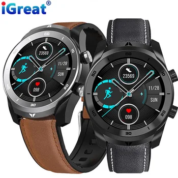 

iGreat DT79 ECG+PPG Smart Watch Men 360*360P HD IP67 Waterproof Bluetooth Call 560Mah large Battery Business Smartwatch