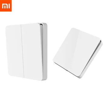 

Xiaomi Mijia Smart Switch Wall Switch Single/Double Open Dual Control Switch 2 Modes Switch Over Intelligent Lamp Lights Switch