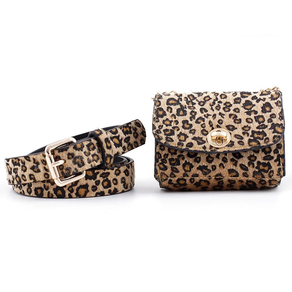 

Women Shoulder Purses Snake Skin Removable Belt Travel Daily Party Vintage Large Capacity Gift Rectangular PU Leather Waist Bag