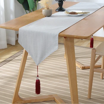 

Cotton Tassels Table Runner Table Mat Modern Table Cover Camino De Mesa Kitchen Home Decor Wedding Party Supplies
