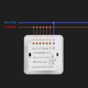 

Smart Touchscreen Yuba Switch 8 Gang Bathroom Waterproof Dustproof Panel