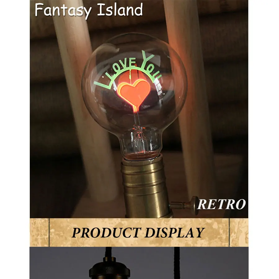 Винтажная лампочка эдисона E27 G80, цветочный праздничный светильник s, лампа для помещений 220 В, глобус, внутренняя лампа 220 В, глобус, светильник накаливания chris