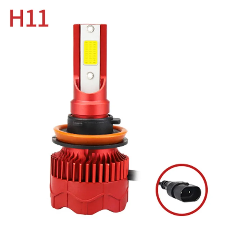 1 пара фар лампы 4800LM 6000K Энергосберегающие COB H4/H7/9005/9006 50 Вт светодиодный ударопрочный водонепроницаемый Автомобильные фары лампы
