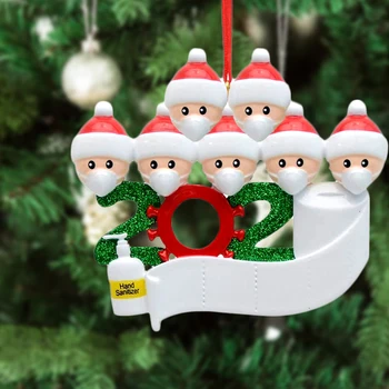 

Personalized Survived Family of 7 Ornament 2020 Christmas Holiday Decorations Unique Christmas Tree Ornament Special Keepsake