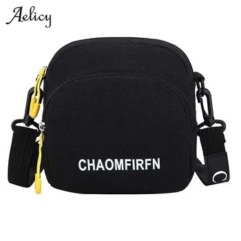

Aelicy Women Pure Color Casual Canvas Bag Japan Style Girl Small Shoulder Bags Korean Fashion Casual Female Messenger Crossbody