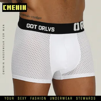 

CMENIN U convex pouch Underwear Men Underpants Men's Panties Boxer Man Cotton Male Boxers Boxershorts Shorts Homme Cueca OR207