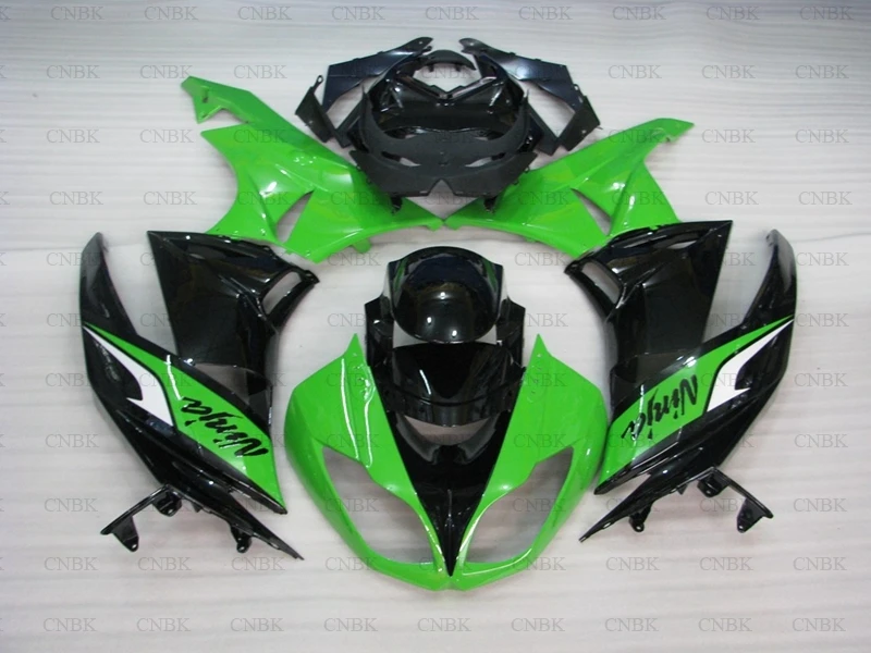 Обтекатель мотоцикла для ниндзя Zx 6r 09 10 2011 Zx6r комплекты кузова 2009 2012 зеленый